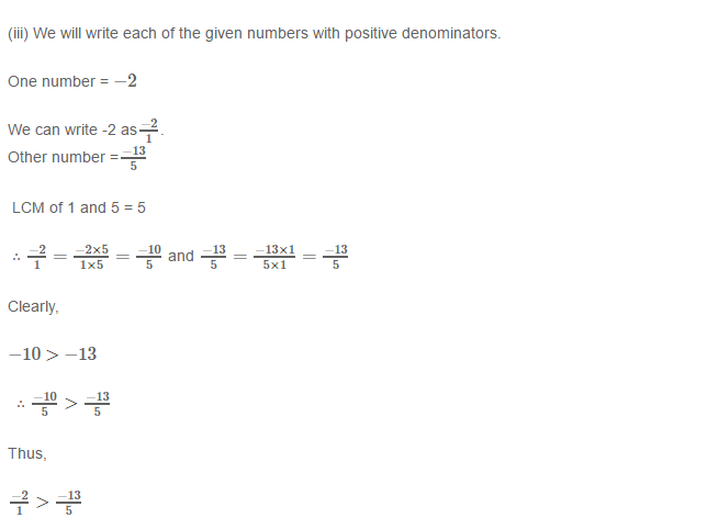 Rational Numbers RS Aggarwal Class 8 Solutions 9.2