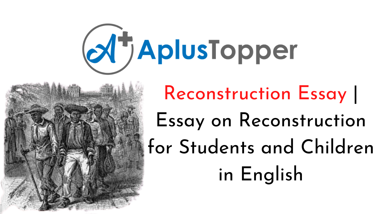 hook for reconstruction essay