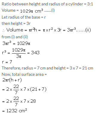 Selina Concise Mathematics Class 10 ICSE Solutions Cylinder, Cone and Sphere image - 11
