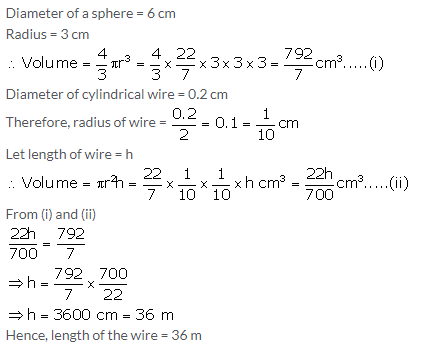 Selina Concise Mathematics Class 10 ICSE Solutions Cylinder, Cone and Sphere image - 125