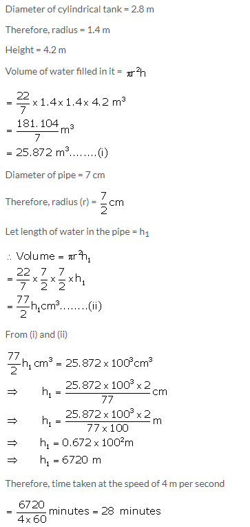 Selina Concise Mathematics Class 10 ICSE Solutions Cylinder, Cone and Sphere image - 133