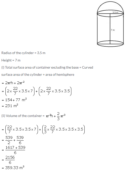 Selina Concise Mathematics Class 10 ICSE Solutions Cylinder, Cone and Sphere image - 142