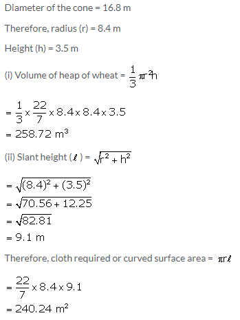 Selina Concise Mathematics Class 10 ICSE Solutions Cylinder, Cone and Sphere image - 42