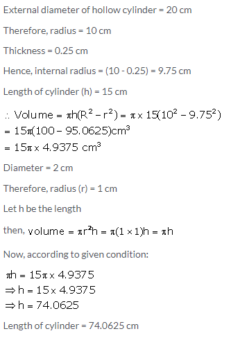 Selina Concise Mathematics Class 10 ICSE Solutions Cylinder, Cone and Sphere image - 5