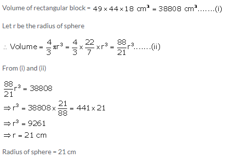 Selina Concise Mathematics Class 10 ICSE Solutions Cylinder, Cone and Sphere image - 72