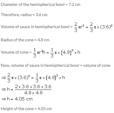 Selina Concise Mathematics Class 10 ICSE Solutions Cylinder, Cone and Sphere image - 73