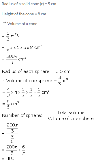 Selina Concise Mathematics Class 10 ICSE Solutions Cylinder, Cone and Sphere image - 74