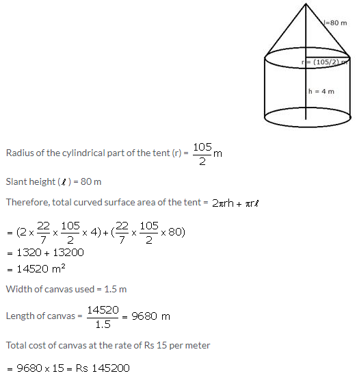 Selina Concise Mathematics Class 10 ICSE Solutions Cylinder, Cone and Sphere image - 96