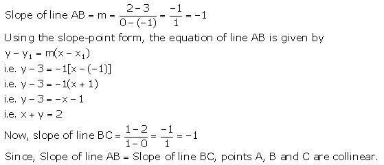 Selina Concise Mathematics Class 10 ICSE Solutions Equation of a Line - 135