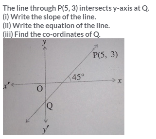 Selina Concise Mathematics Class 10 ICSE Solutions Equation of a Line - 64