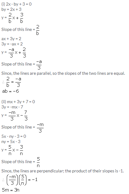 Selina Concise Mathematics Class 10 ICSE Solutions Equation of a Line - 78