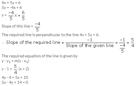 Selina Concise Mathematics Class 10 ICSE Solutions Equation of a Line - 86