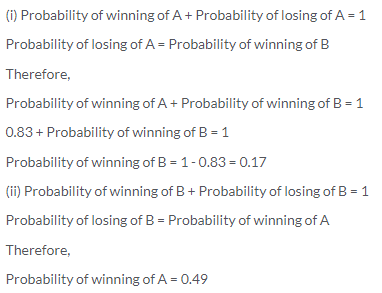 Selina Concise Mathematics Class 10 ICSE Solutions Probability image - 38