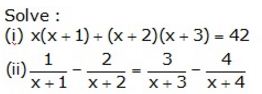 Selina Concise Mathematics Class 10 ICSE Solutions Quadratic Equations - 103