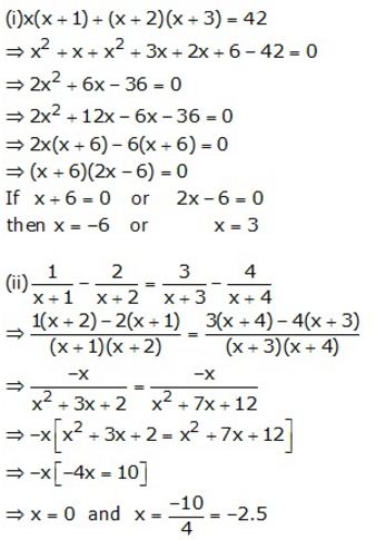 Selina Concise Mathematics Class 10 ICSE Solutions Quadratic Equations - 104