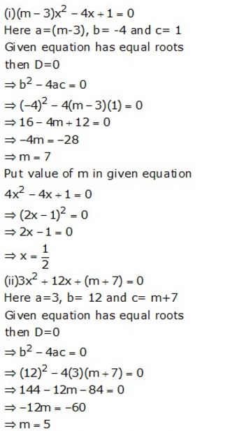 Selina Concise Mathematics Class 10 ICSE Solutions Quadratic Equations - 106