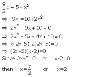 Selina Concise Mathematics Class 10 ICSE Solutions Quadratic Equations - 13