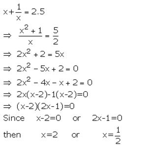Selina Concise Mathematics Class 10 ICSE Solutions Quadratic Equations - 19