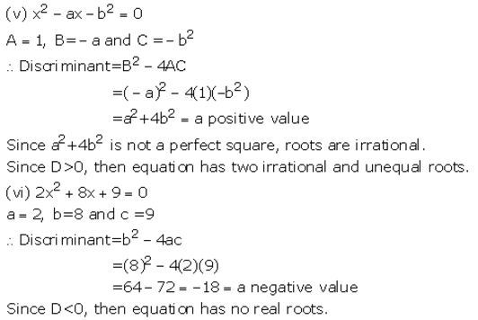 Selina Concise Mathematics Class 10 ICSE Solutions Quadratic Equations - 2
