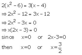 Selina Concise Mathematics Class 10 ICSE Solutions Quadratic Equations - 21