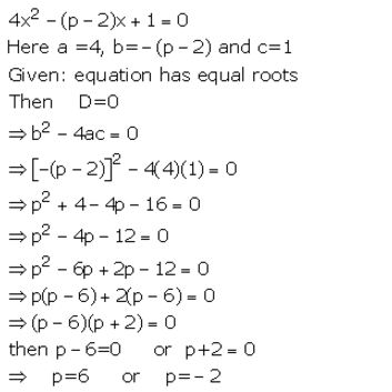 Selina Concise Mathematics Class 10 ICSE Solutions Quadratic Equations - 3