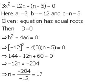 Selina Concise Mathematics Class 10 ICSE Solutions Quadratic Equations - 4
