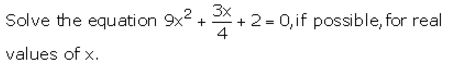 Selina Concise Mathematics Class 10 ICSE Solutions Quadratic Equations - 40