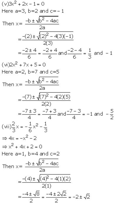 Selina Concise Mathematics Class 10 ICSE Solutions Quadratic Equations - 57