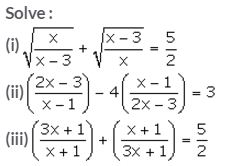 Selina Concise Mathematics Class 10 ICSE Solutions Quadratic Equations - 70
