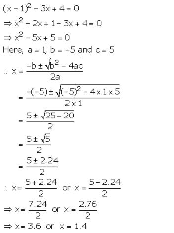 Selina Concise Mathematics Class 10 ICSE Solutions Quadratic Equations - 78