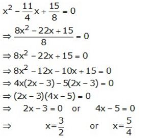 Selina Concise Mathematics Class 10 ICSE Solutions Quadratic Equations - 84