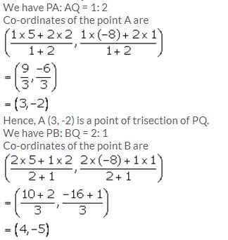 Selina Concise Mathematics Class 10 ICSE Solutions Section and Mid-Point Formula - 20
