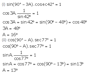 Selina Concise Mathematics Class 10 ICSE Solutions Trigonometrical Identities image - 131