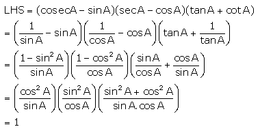 Selina Concise Mathematics Class 10 ICSE Solutions Trigonometrical Identities image - 34