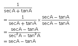 Selina Concise Mathematics Class 10 ICSE Solutions Trigonometrical Identities image - 36