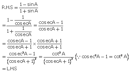 Selina Concise Mathematics Class 10 ICSE Solutions Trigonometrical Identities image - 56