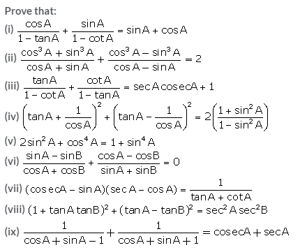 Selina Concise Mathematics Class 10 ICSE Solutions Trigonometrical Identities image - 97