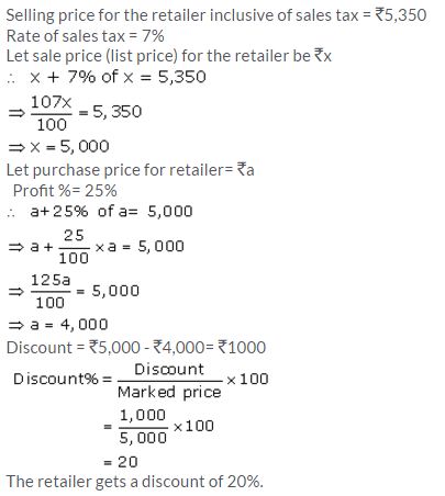 Selina Concise Mathematics Class 10 ICSE Solutions Value Added Tax image - 20
