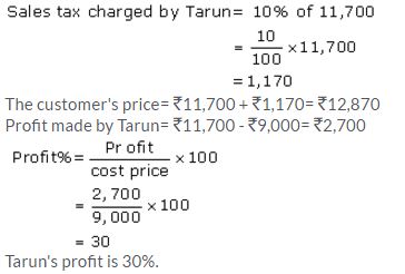Selina Concise Mathematics Class 10 ICSE Solutions Value Added Tax image - 22