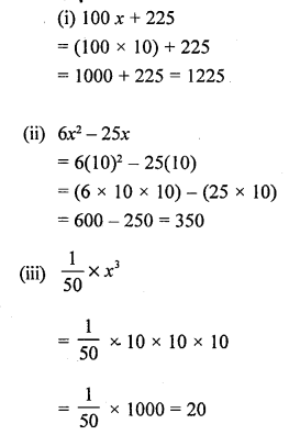 Selina Concise Mathematics Class 6 ICSE Solutions Chapter 21 Framing Algebraic Expressions image - 5