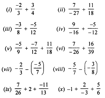 Selina Concise Mathematics Class 7 ICSE Solutions Chapter 2 Rational Numbers image - 124
