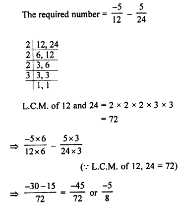 Selina Concise Mathematics Class 7 ICSE Solutions Chapter 2 Rational Numbers image - 139