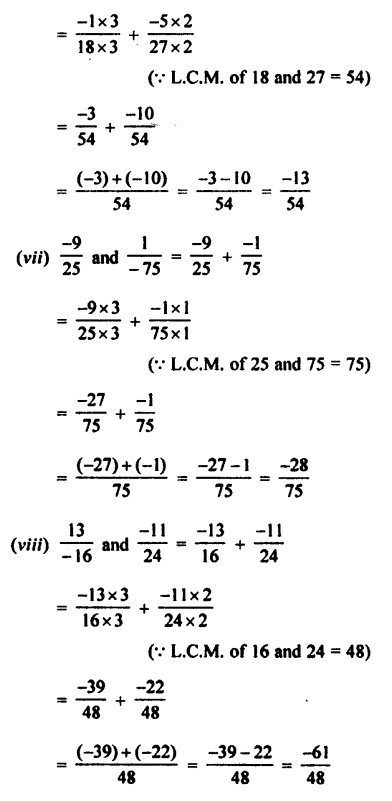 Selina Concise Mathematics Class 7 ICSE Solutions Chapter 2 Rational Numbers image - 61