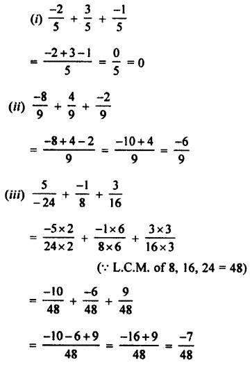 Selina Concise Mathematics Class 7 ICSE Solutions Chapter 2 Rational Numbers image - 65