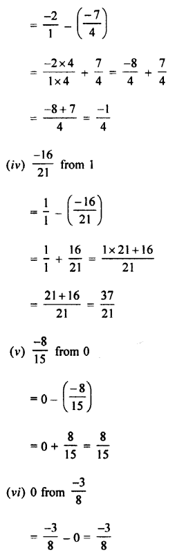 Selina Concise Mathematics Class 7 ICSE Solutions Chapter 2 Rational Numbers image - 77