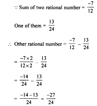 Selina Concise Mathematics Class 7 ICSE Solutions Chapter 2 Rational Numbers image - 81