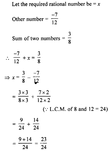 Selina Concise Mathematics Class 7 ICSE Solutions Chapter 2 Rational Numbers image - 89