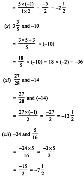 Selina Concise Mathematics Class 7 ICSE Solutions Chapter 2 Rational Numbers image - 99