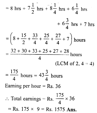 Selina Concise Mathematics Class 7 ICSE Solutions Chapter 3 Fractions image - 117