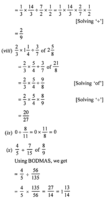 Selina Concise Mathematics Class 7 ICSE Solutions Chapter 3 Fractions image - 69